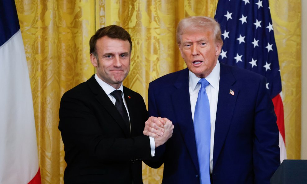 Emmanuel Macron i Donald Trump