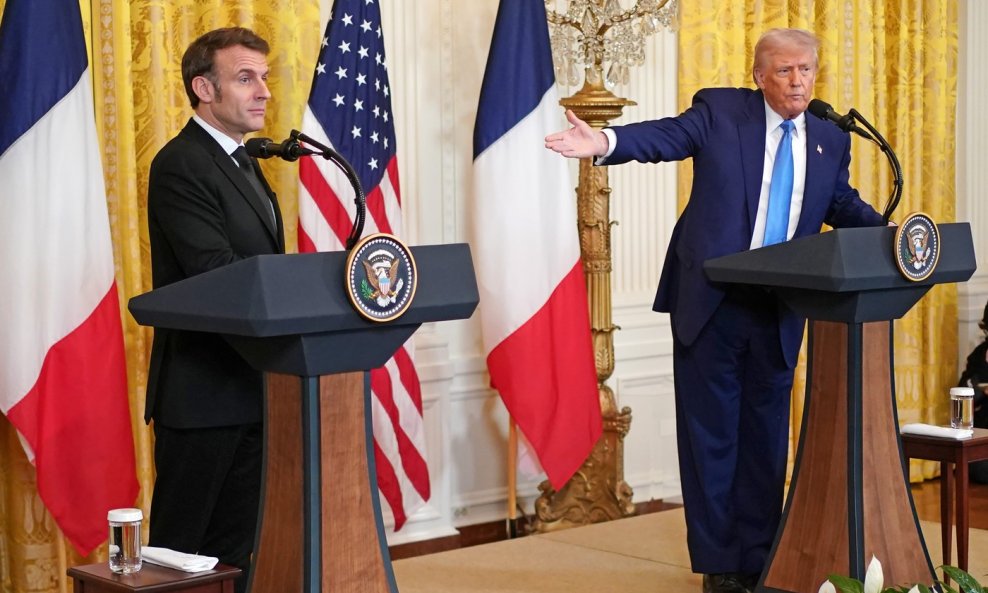 Emmanuel Macron, Donald Trump