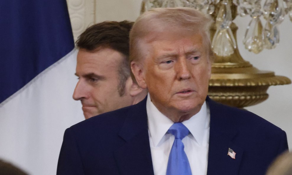 Emmanuel Macron i Donald Trump