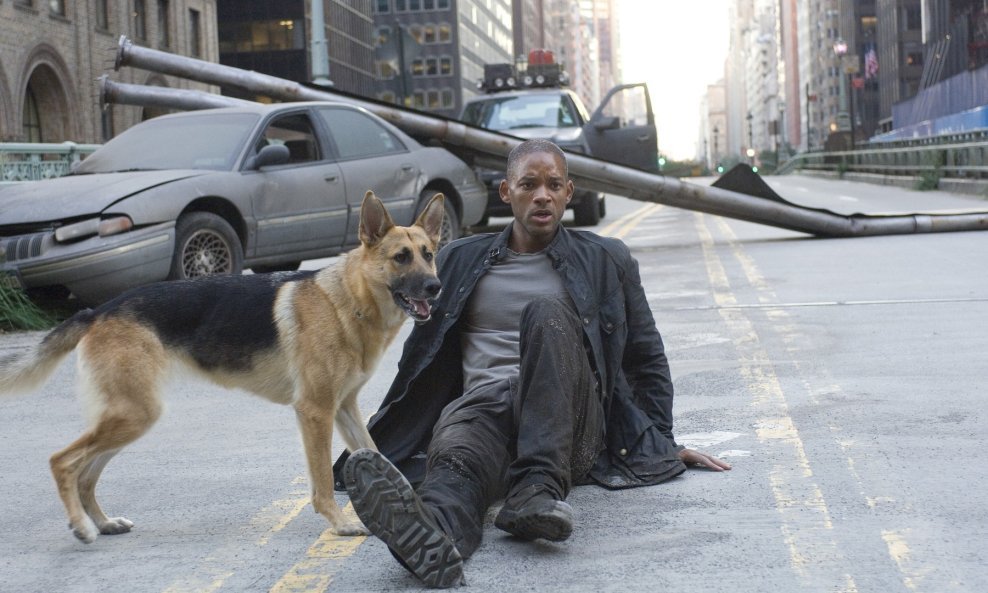 Scena iz filma 'I Am Legend' s Willom Smithom iz 2007.