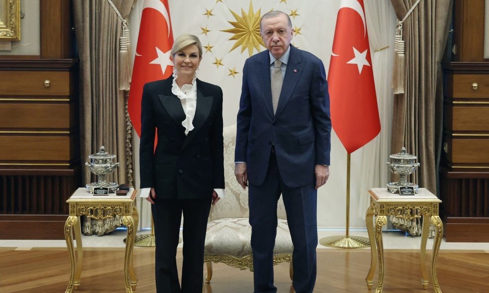 Kolinda Grabar Kitarović i Recep Tayyip Erdoğan