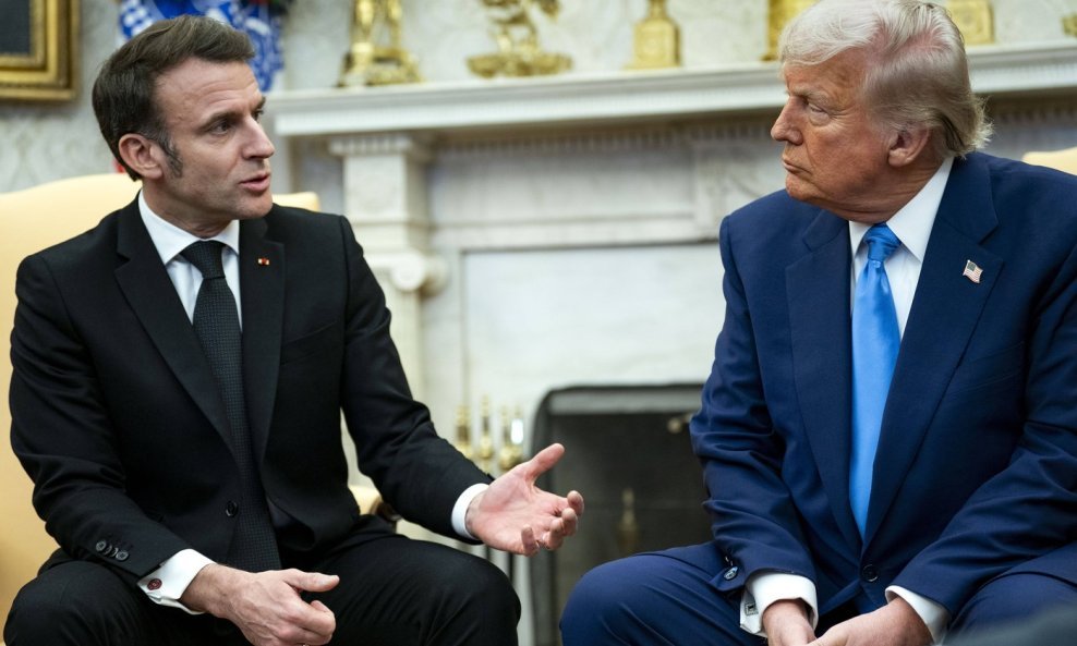 Emmanuel Macron i Donald Trump