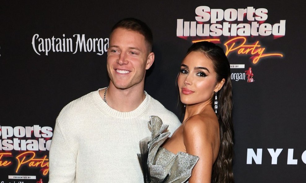 Olivia Culpo i Christian McCaffrey