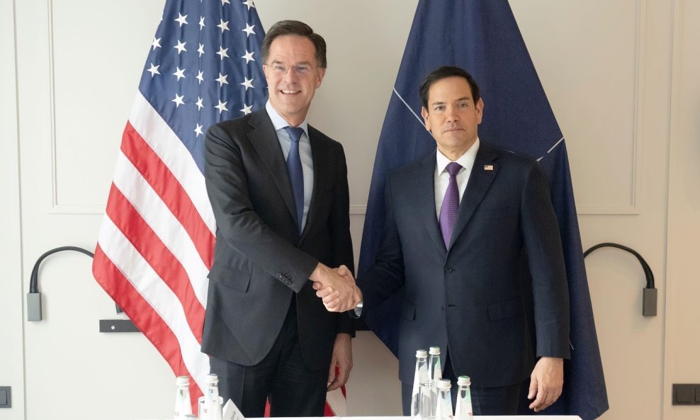 Mark Rutte i Marco Rubio