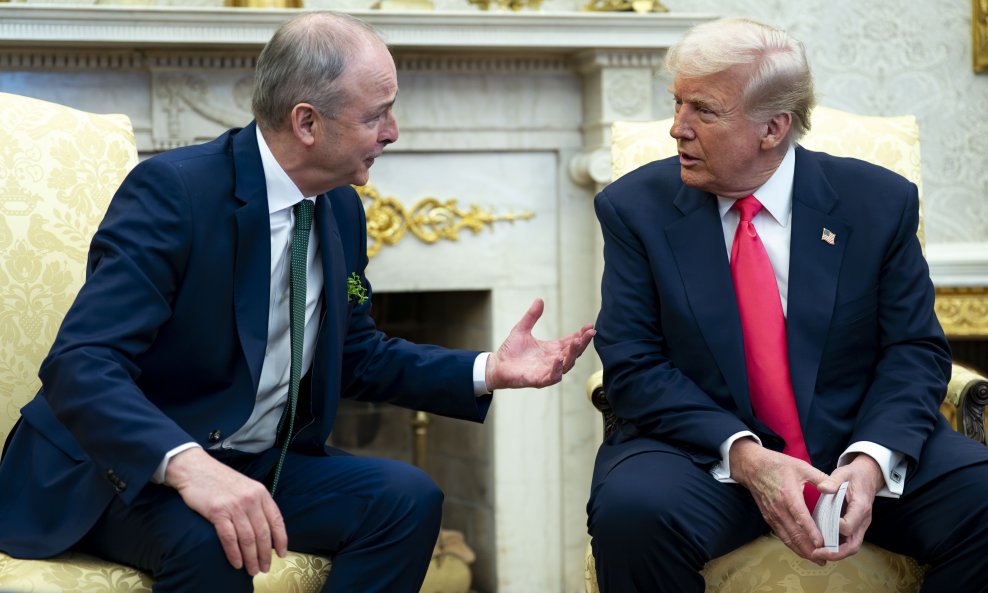 Donald Trump i irski premijer Micheál Martin u Bijeloj kući