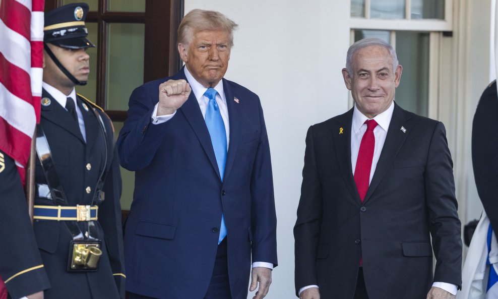 Benjamin Netanyahu u posjetu Bijeloj kući s američkim predsjednikom Donaldom Trumpom