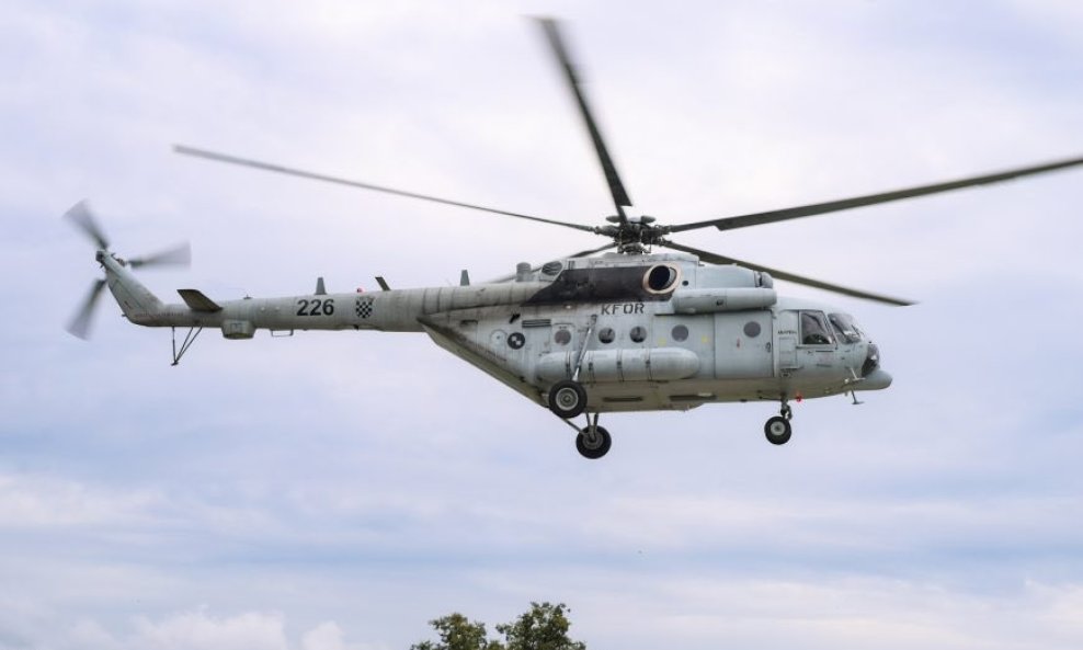 Helikopter Hrvatskog ratnog zrakoplovstva Mi-171 Sh