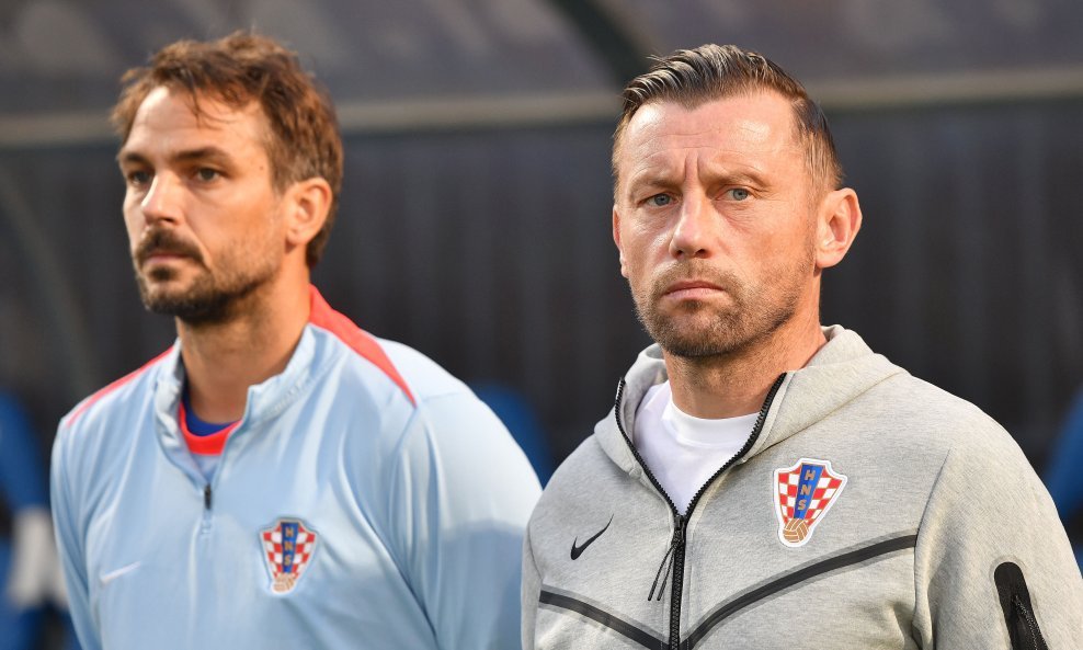 Niko Kranjčar i Ivica Olić Hrvatska U-21