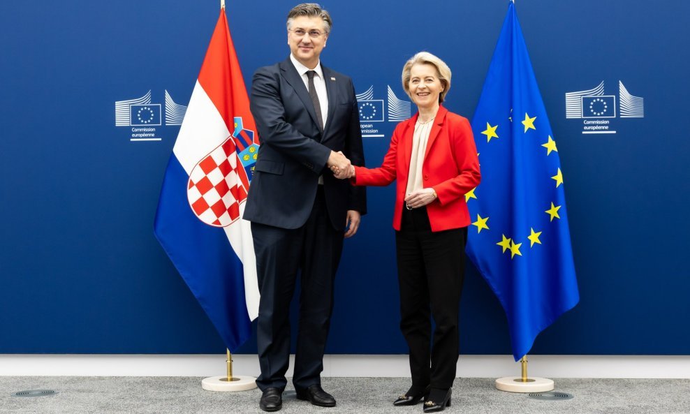 Andrej Plenković i Ursula von der Leyen