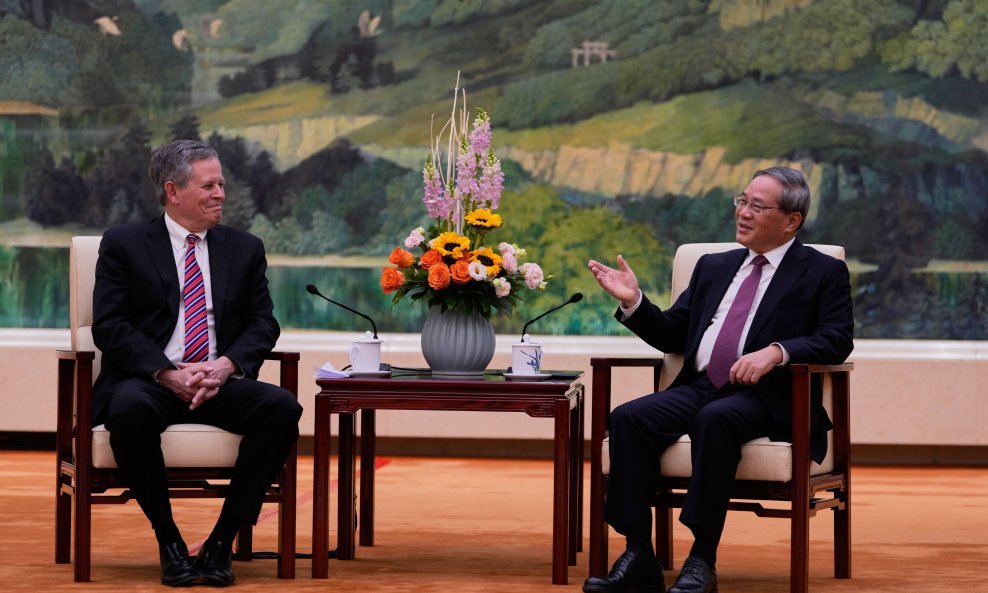 Steve Daines i Li Qiang