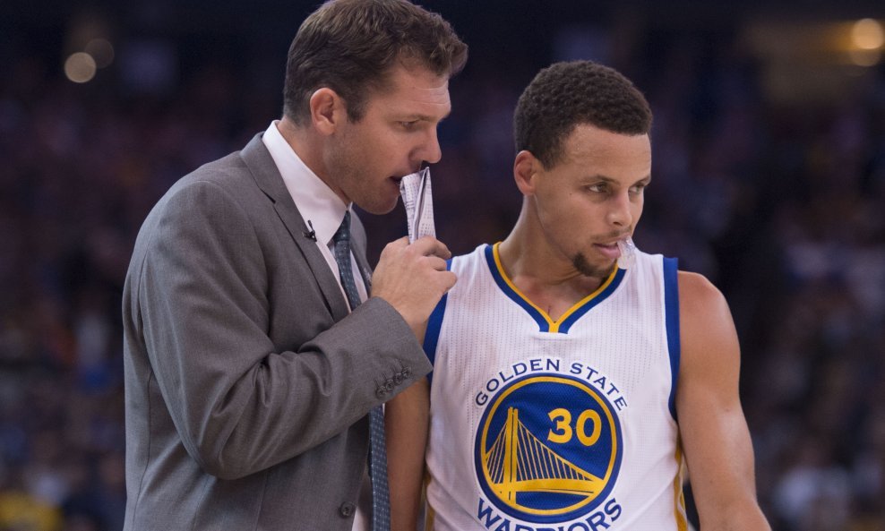 Luke Walton i Stephen Curry