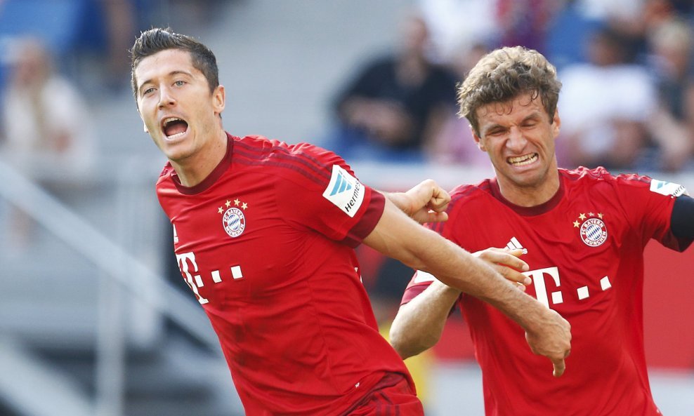 Robert Lewandowski Thomas Müller Bayern München