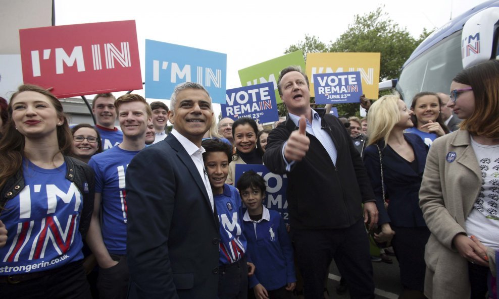 Sadiq Khan i David Cameron