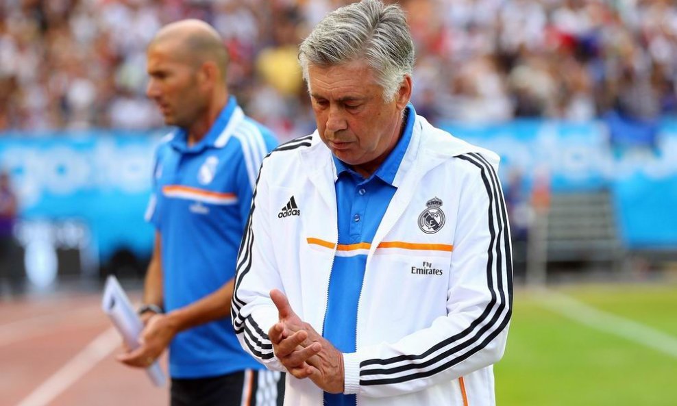 Carlo Ancelotti i Zinedine Zidane