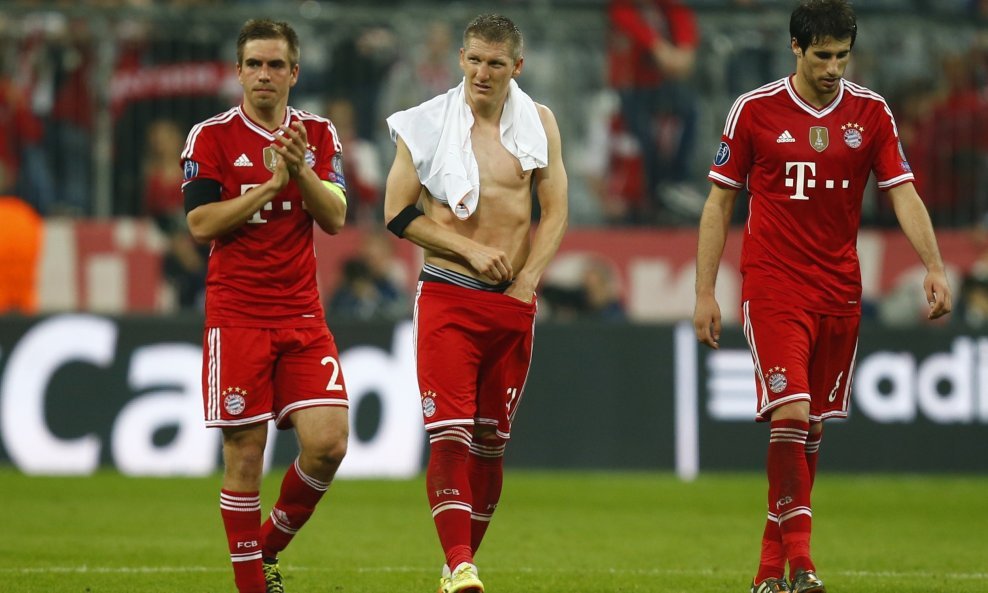 Philipp Lahm, Bastian Schweinsteiger i Javi Martinez