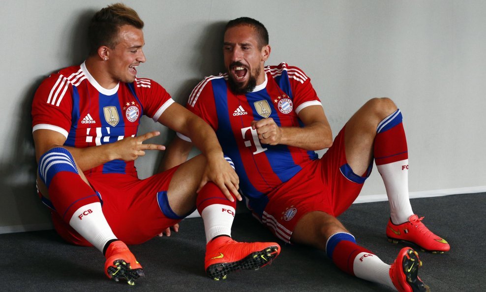 Xherdan Shaqiri i Franck Ribery