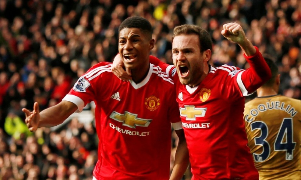 Marcus Rashford i Juan Mata