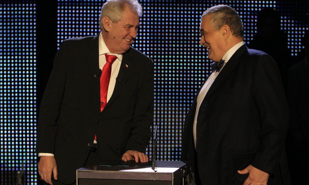 Karel Schwarzerberg i Miloš Zeman