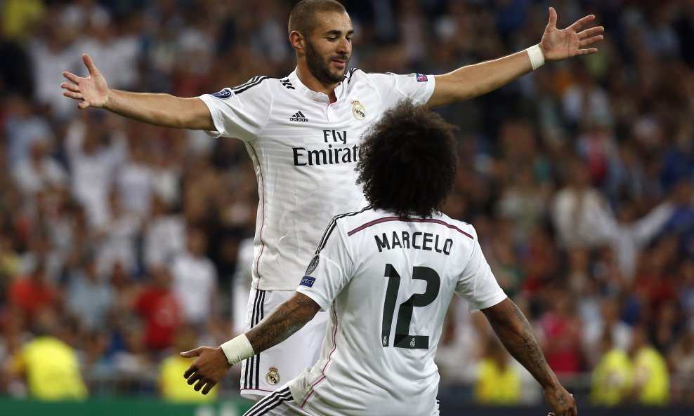 Karim Benzema i Marcelo - Real Madrid