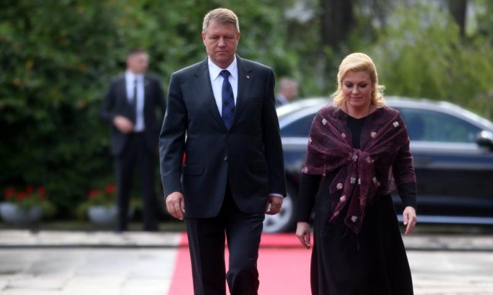 Predsjednica Kolinda Grabar Kitarović i predsjednik Rumunjske Klaus Werner Iohannis