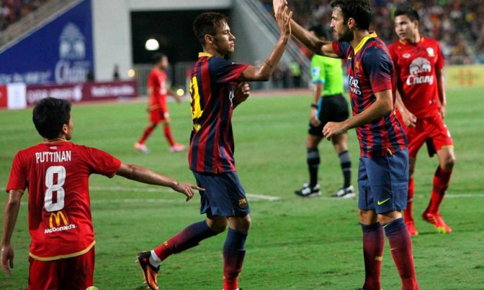 Neymar i Cesc Fabregas