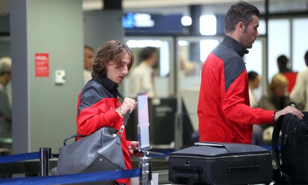 Luka Modrić i Stipe Pletikosa