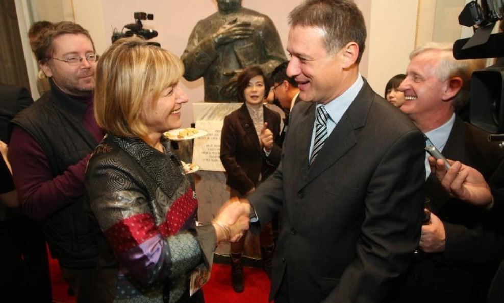 Vesna Pusić i Gordan Jandroković