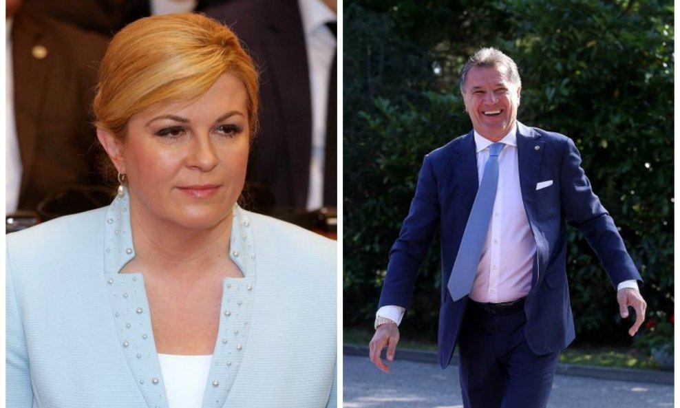 Kolinda Grabar Kitarović i Zdravko Mamić