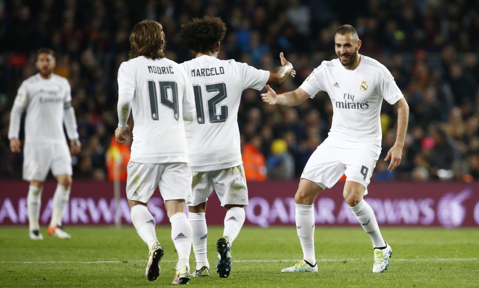 Benzema, Marcelo i Luka Modrić