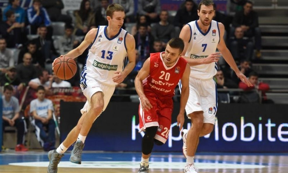 Zadar - Cedevita. Ante Delaš, Filip Kraljević, Nemanja Gordić