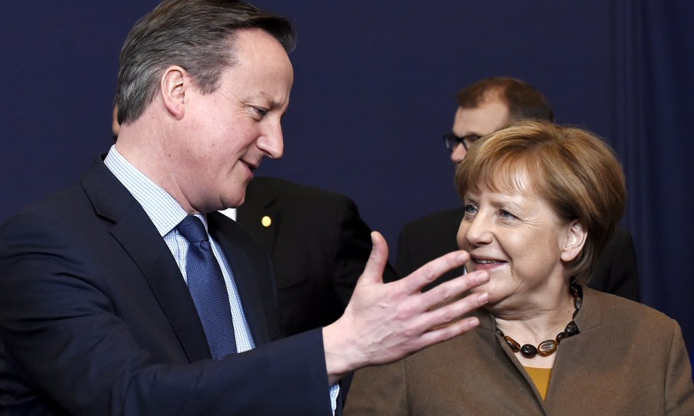 David Cameron i Angela Merkel