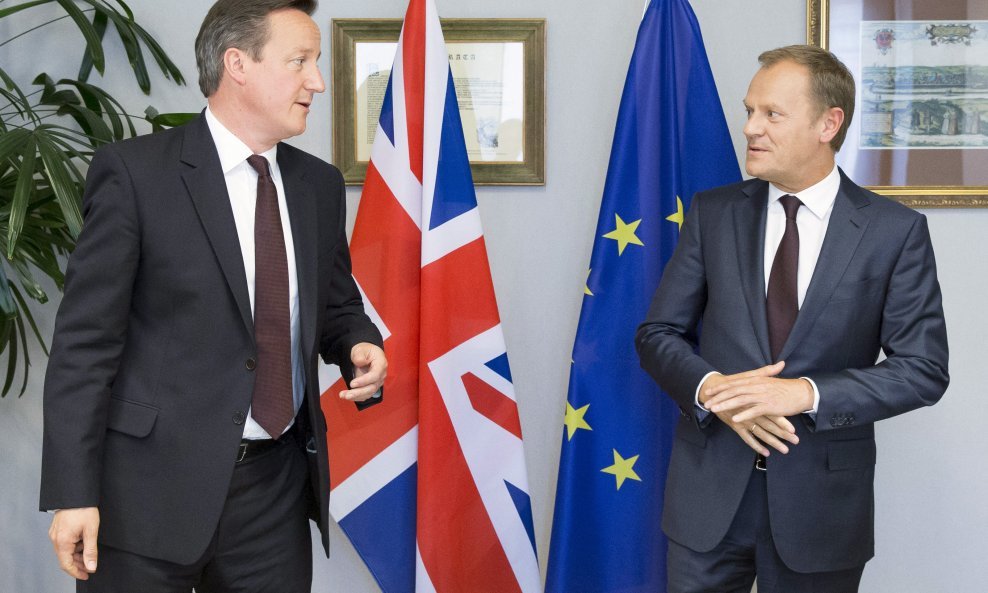 David Cameron i Donald Tusk