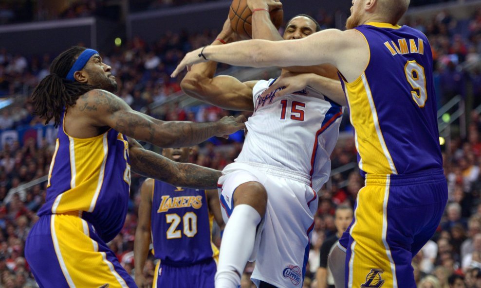 Chris Kaman LA Lakers LA Clippers