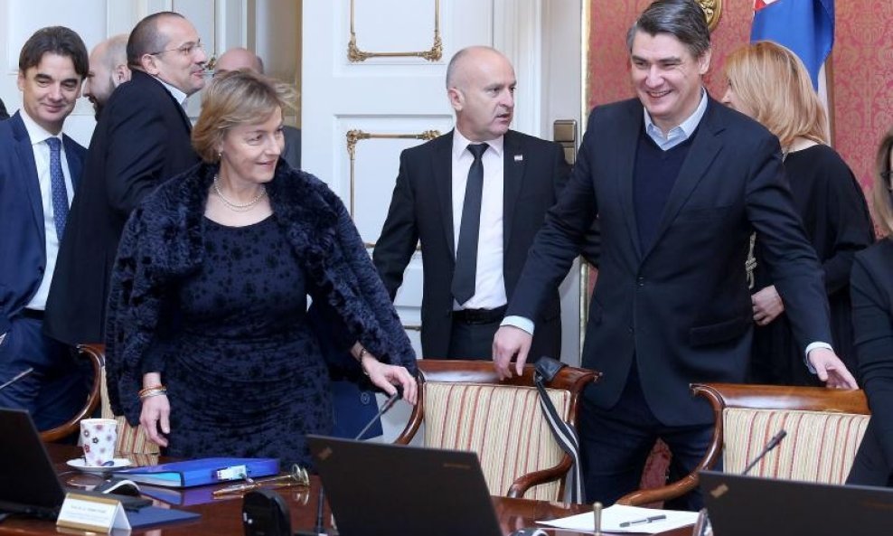 Vesna Pusić, Zoran Milanović. (1)