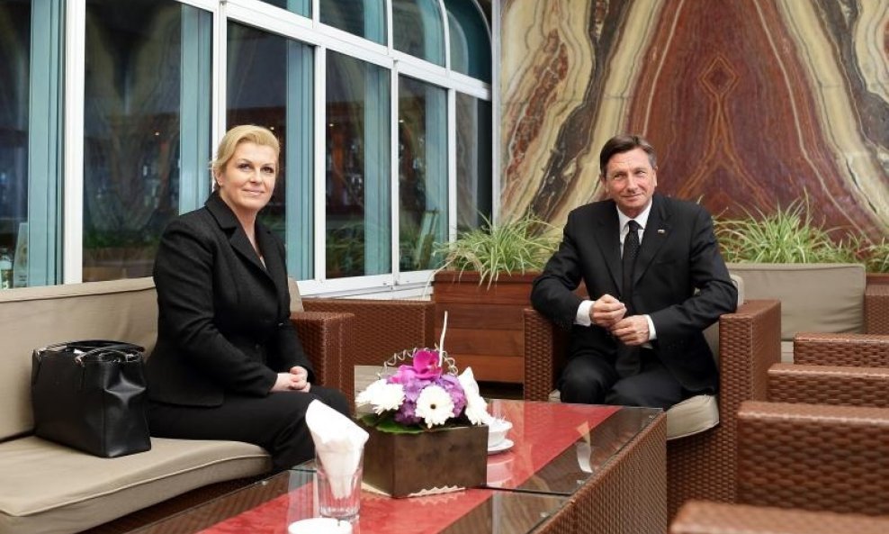 Kolinda Grabar Kitarović i Borut Pahor