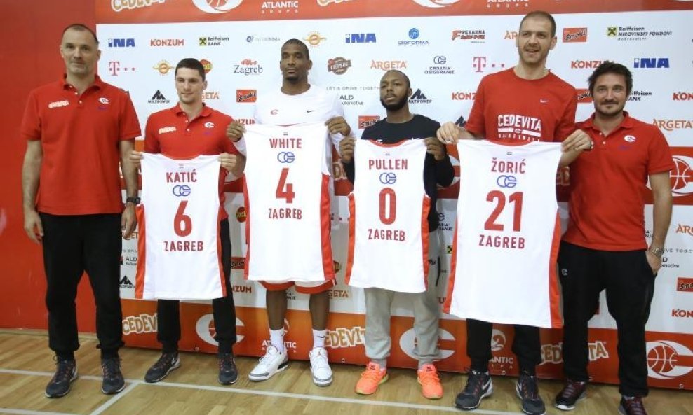 Veljko Mrsic, Toni Katic, James White, Jacob Pullen, Luka Zoric, Gianmarco Pozzecco