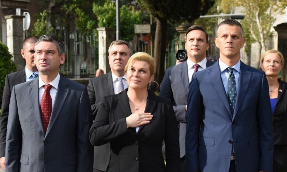 Boris Miletić, Kolinda Grabar Kitarović i Valter Flego