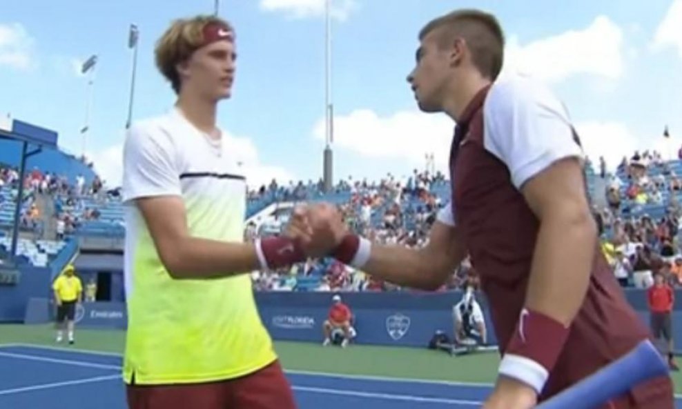 Alexander Zverev Borna Ćorić ATP Cincinnati