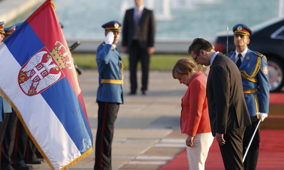 Angela Merkel i Aleksandar Vučić