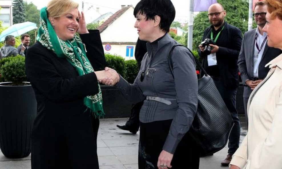 Kolinda Grabar Kitarović i Mirela Holy