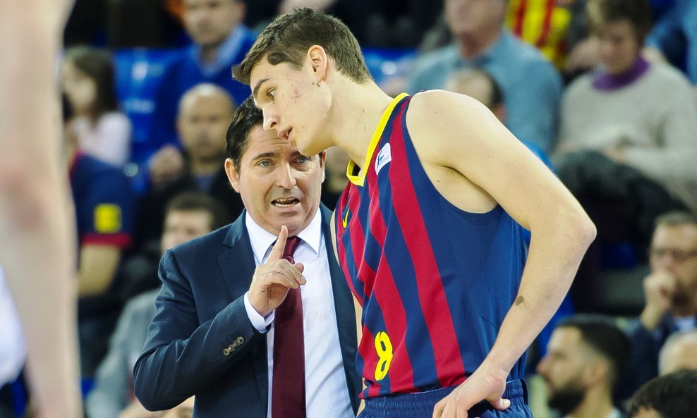 Mario Hezonja i trener Xavi Pascual