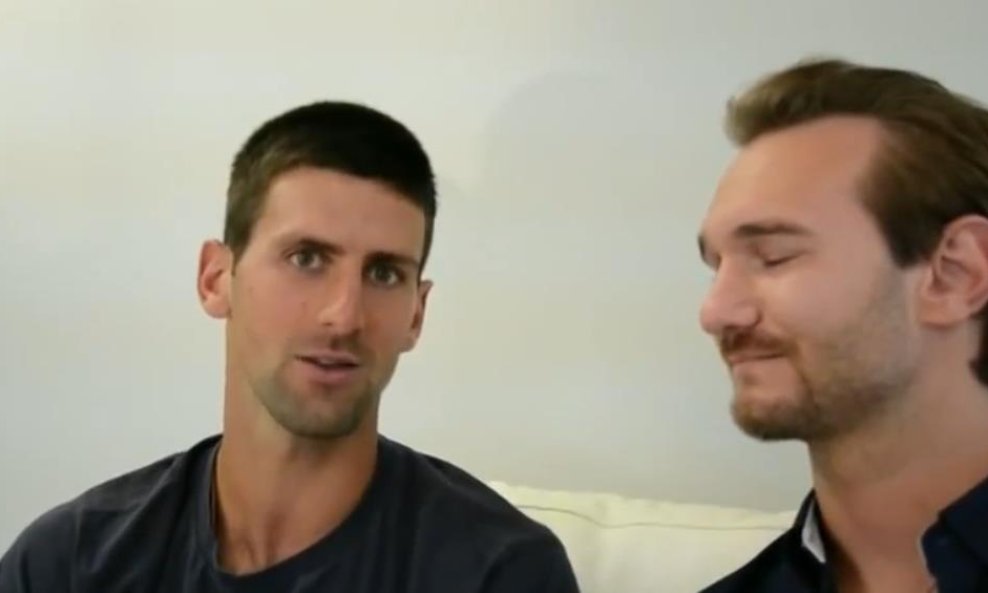 Novak Đoković i Nick Vujicic