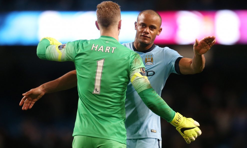 Joe Hart i Vincent Kompany