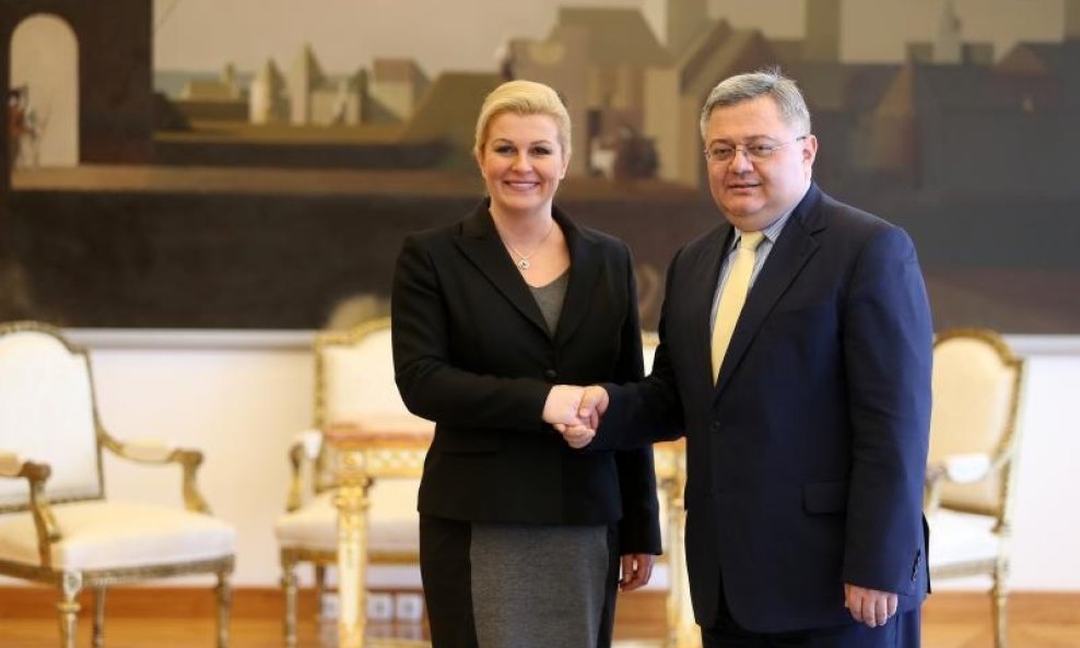 Kolinda Grabar Kitarović David Usupašvili  Gruzija