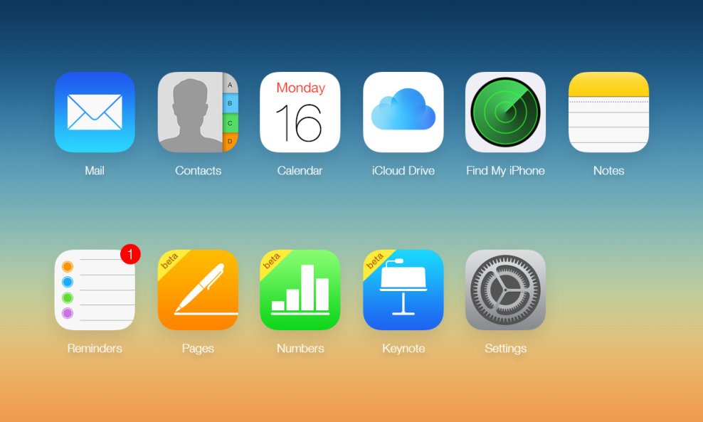 iCloud-iWork