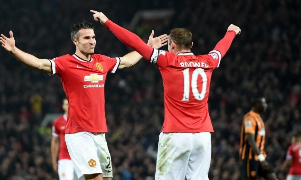 Wayne Rooney Robin Van Persie Manchester United