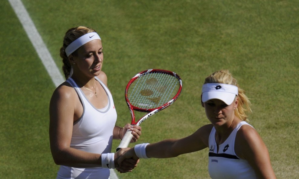 Sabine Lisicki i Agnieszka Radwanska