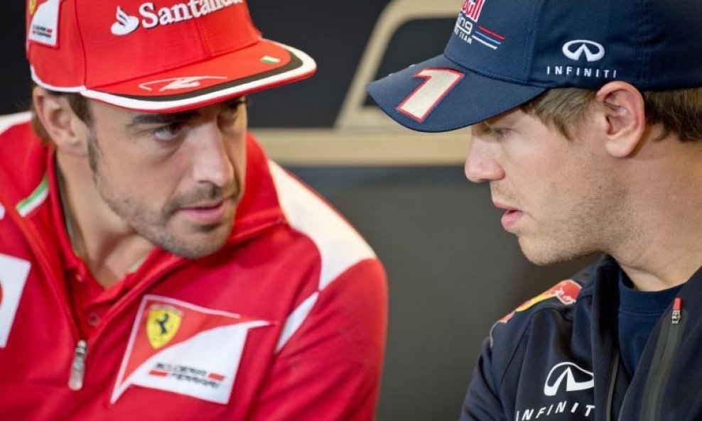 Fernando Alonso i Sebastian Vettel