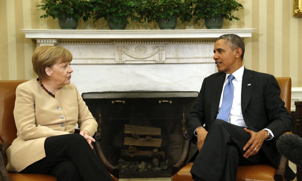 Angela Merkel i Barack Obama