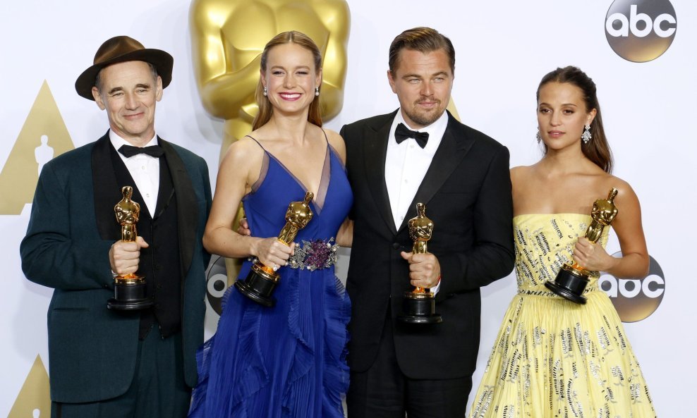 Mark Rylance Brie Larson Leonardo DiCaprio Alicia Vikander